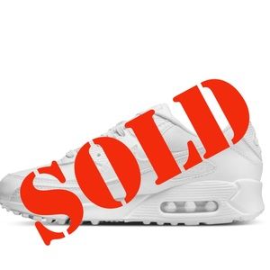 WHITE AIR MAX 90’s